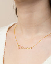 Load image into Gallery viewer, Custom Handcrafted Name Necklace ♡♡♡♡♡