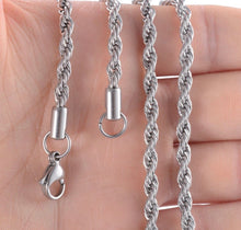 Load image into Gallery viewer, Men’s Rope Chain (5mm)