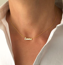 Load image into Gallery viewer, Custom Size Dainty 0.7 inch Name Necklace