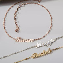 Load image into Gallery viewer, 18k Script Name Bracelet