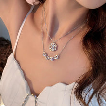 Load image into Gallery viewer, Clover 4 Heart Magnet Charm Necklace