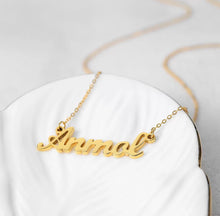 Load image into Gallery viewer, 18K Custom Name Necklace