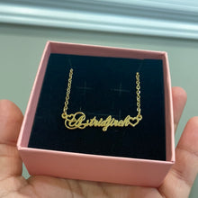 Load image into Gallery viewer, Custom Double Heart Name Necklace