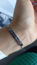 Load image into Gallery viewer, Custom Engraved Thin Bar Child Adult Bracelet