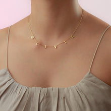 Load image into Gallery viewer, Dainty Custom Letter Necklace