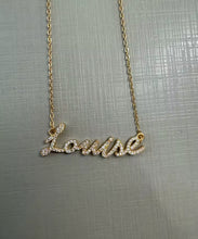 Cargar imagen en el visor de la galería, 18k Custom Name Necklace – Personalized Name Jewelry | Sterling Silver CZ Paved Stones

