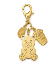 Load image into Gallery viewer, Custom 18K Gold Bag Charm/ Keychain – Personalized Name &amp; Charms Tag
