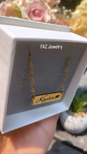 Load image into Gallery viewer, Custom Bar Necklace (3cm)
