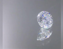 Charger et lire la vidéo dans la visionneuse de la Galerie, S925 Sterling Silver 6 Stone Diamond Hoop Earrings
