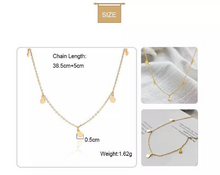 Load image into Gallery viewer, 18K Gold Vermeil Mini Coin Necklace
