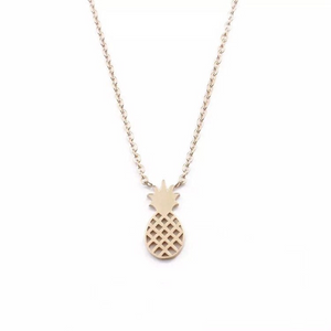 Minimalist 18K GP Pineapple Necklace