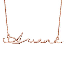 Load image into Gallery viewer, 18K Signature Style Personalized Name Necklace
