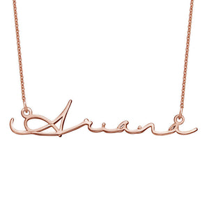 Signature Name Necklace - Gold