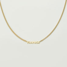 Load image into Gallery viewer, 18K Custom Dainty Capital Name Necklace
