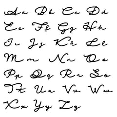 18K Signature Style Personalized Name Necklace