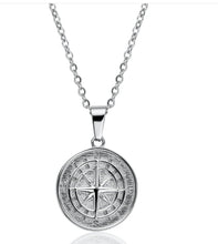 Load image into Gallery viewer, 18K Gold Compass Pendant
