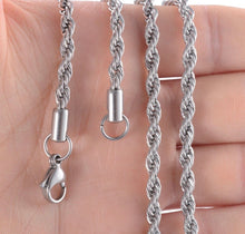 Load image into Gallery viewer, Men’s Rope Chain (5mm)
