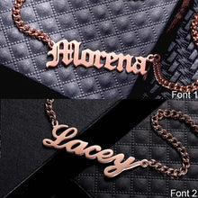 Load image into Gallery viewer, 18K Custom Kids Boys Girls Name Necklace

