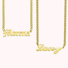 Load image into Gallery viewer, 18K Custom Kids Boys Girls Name Necklace
